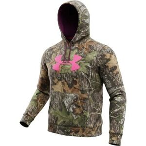 EUC Under Armour ColdGear Mossy Oak Obsession Camo Small Hunting Gorpcore